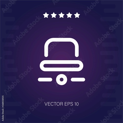 laptop vector icon modern illustration
