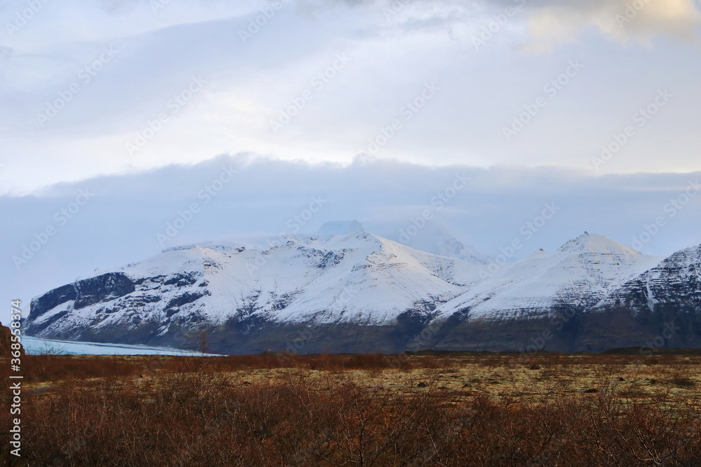 Iceland Snow-Capped Mountains