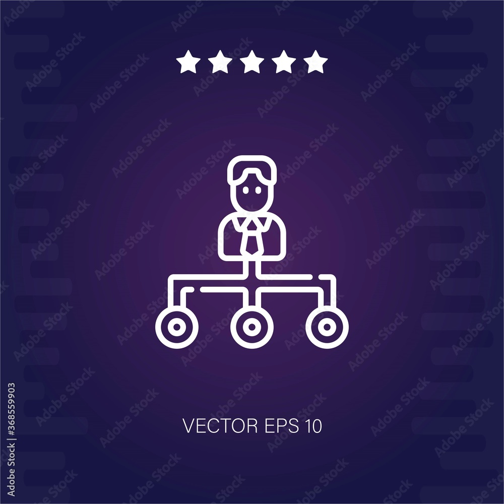 organization vector icon modern illustration organization vector icon modern illustration