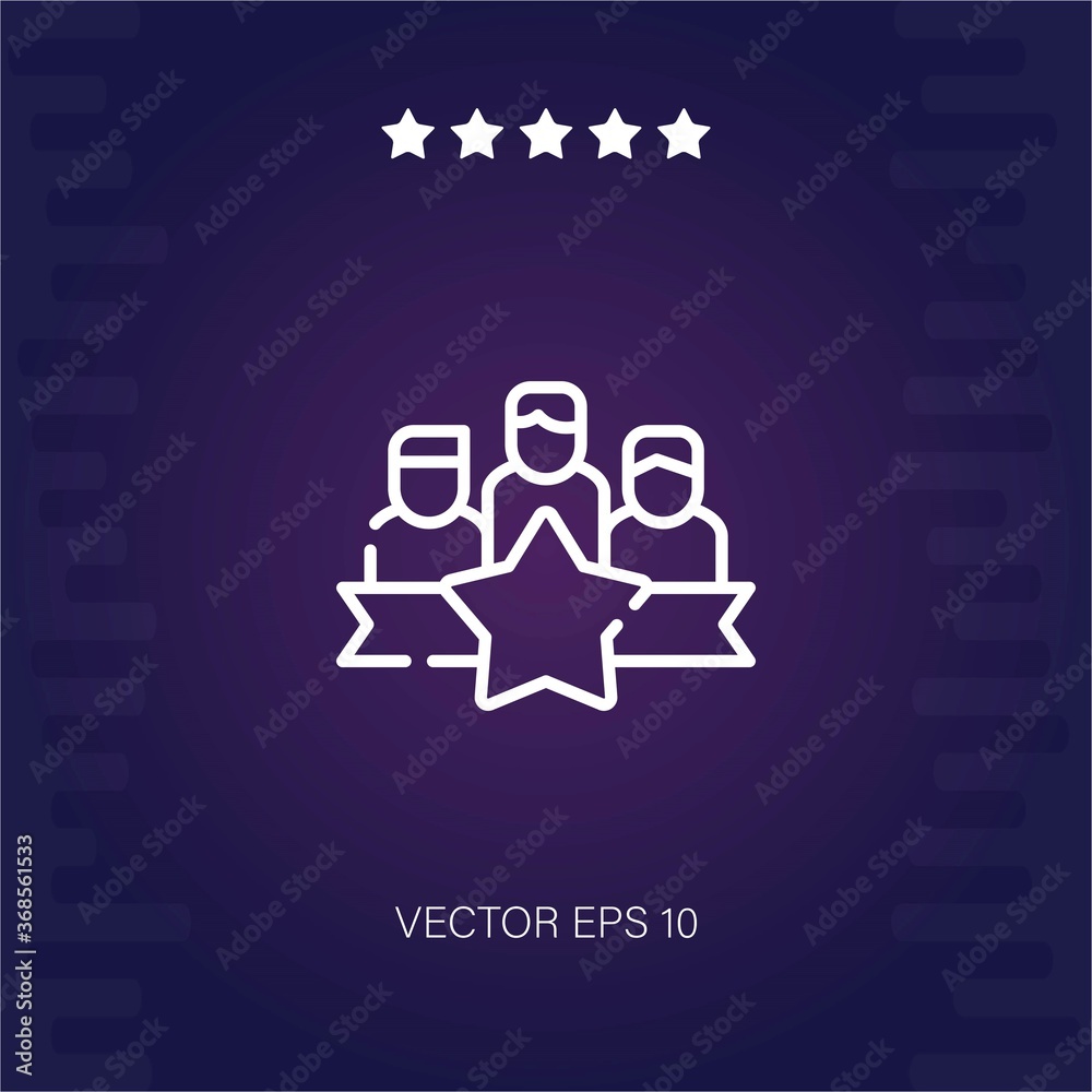 rating vector icon modern illustration rating vector icon modern illustration