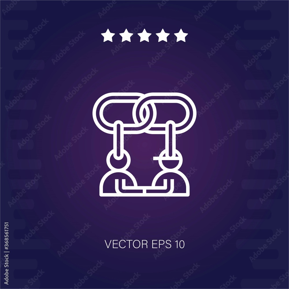 relationship vector icon modern illustration