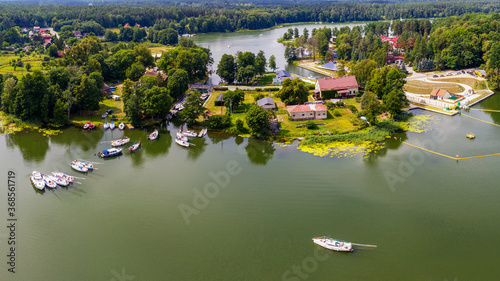 Fototapeta Naklejka Na Ścianę i Meble -  Ruciane-Nida,Śluza Guzianka.
