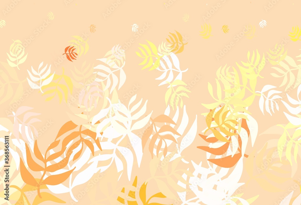 Light Red vector abstract backdrop with leaves. Light Red vector abstract backdrop with leaves.