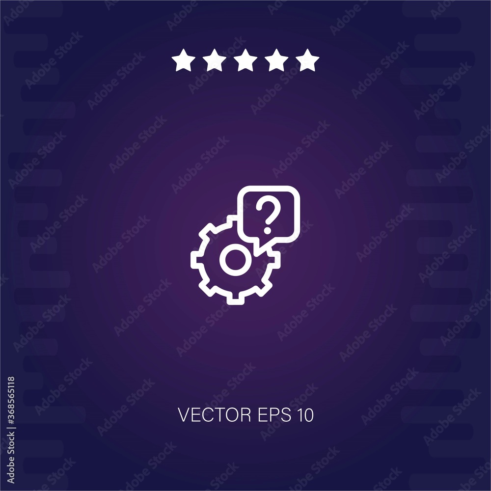 support vector icon modern illustration support vector icon modern illustration