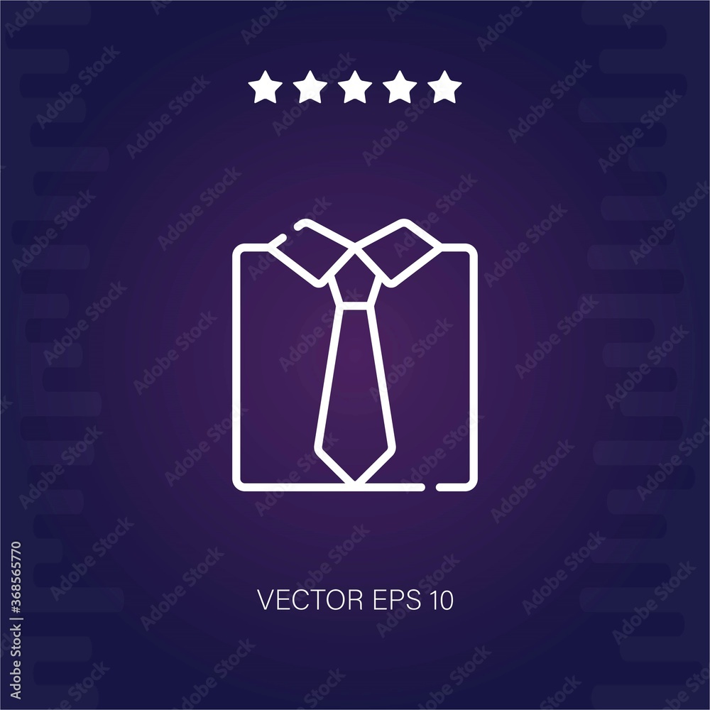 tie vector icon modern illustration tie vector icon modern illustration