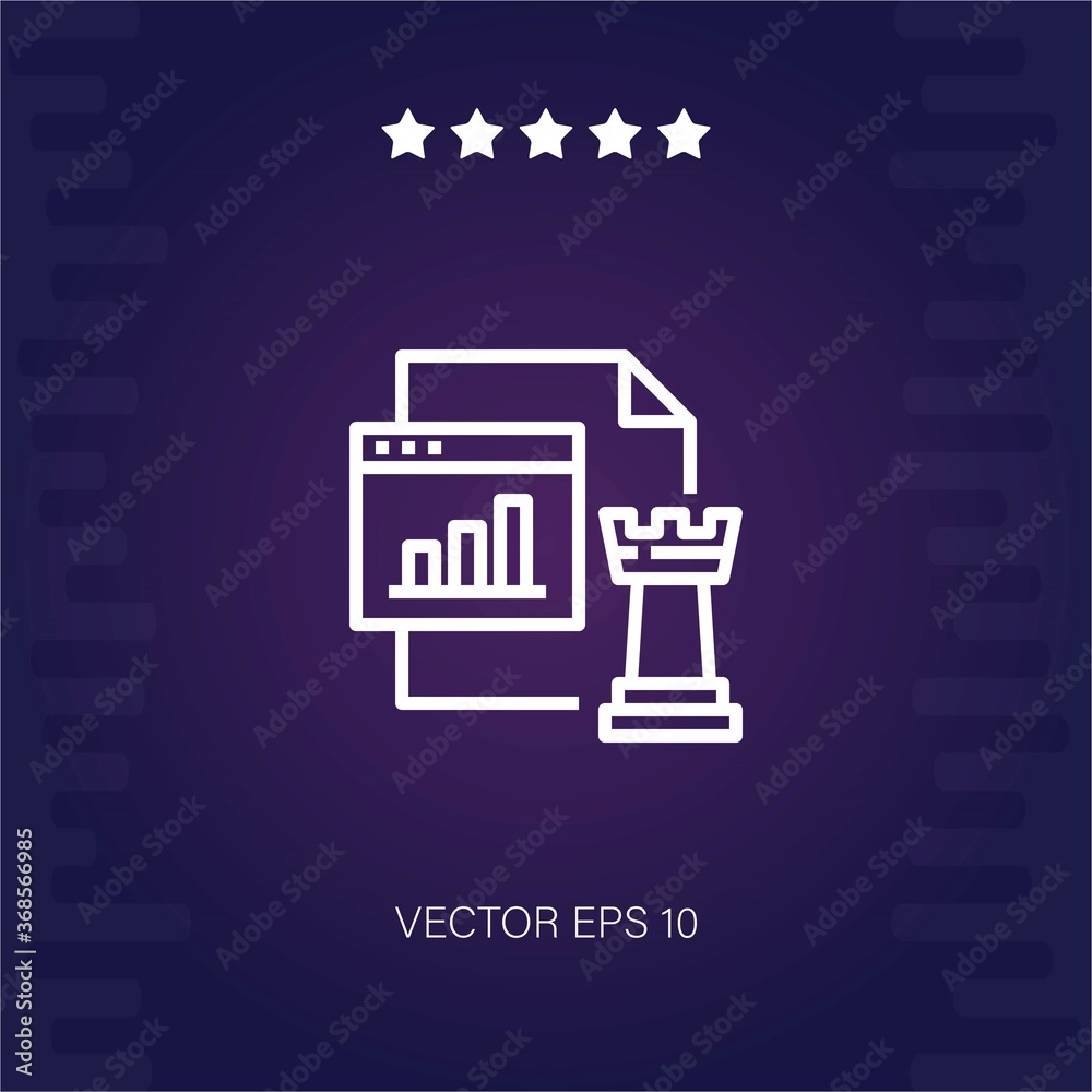 Obraz premium website vector icon modern illustration
