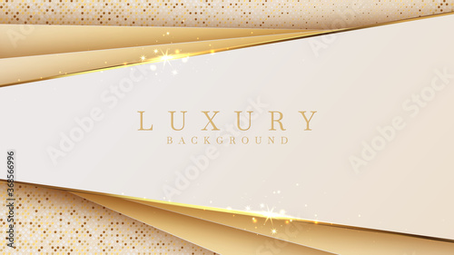 Luxury Gold Background with metal texture and Expensive mustard shades in 3d abstract style. Illustration from vector about modern template design for strong feeling and technology and futurism.