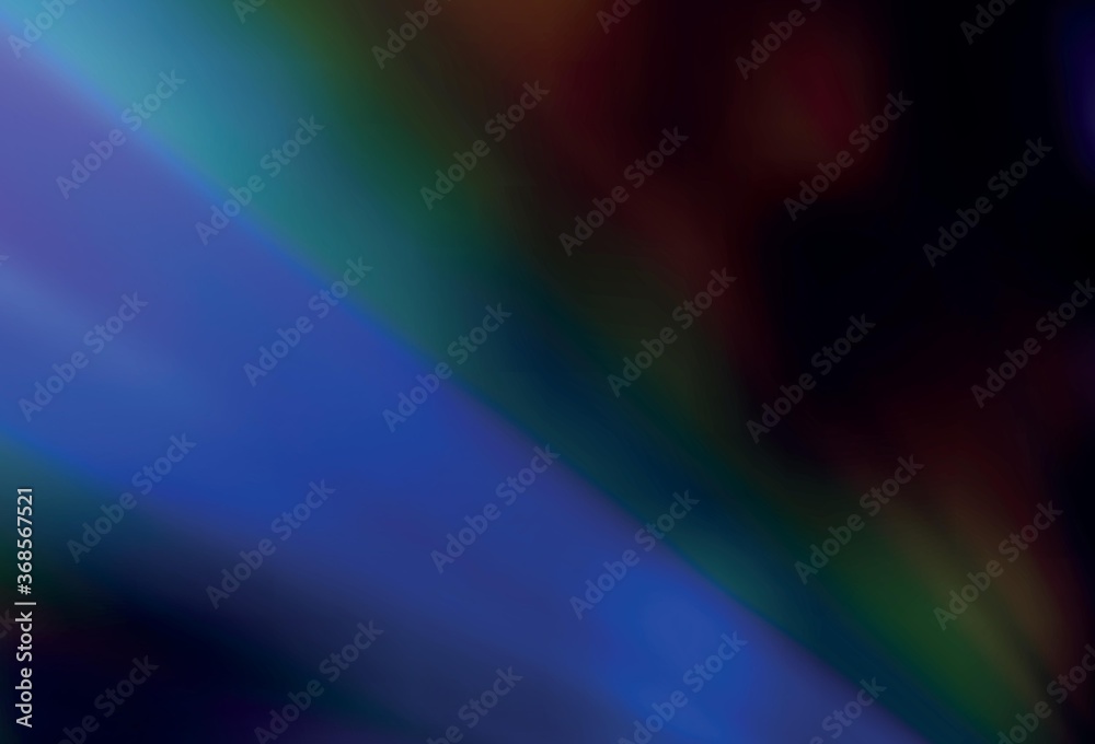 Fototapeta premium Dark Purple vector blurred shine abstract background.