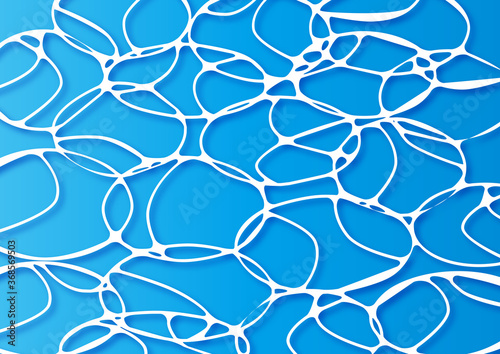 涼し気な水面の背景素材 イラスト ベクター