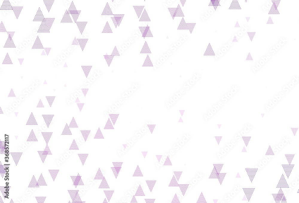Light Purple, Pink vector layout with lines, triangles.