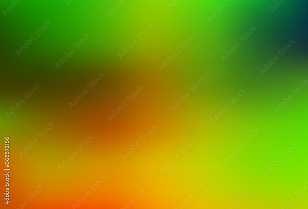 Light Green, Yellow vector blurred template.
