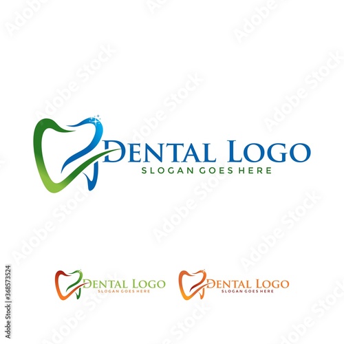 Dental Logo Design, Creative Dentist Logo, Dental Clinic Creative Company Vector Logo