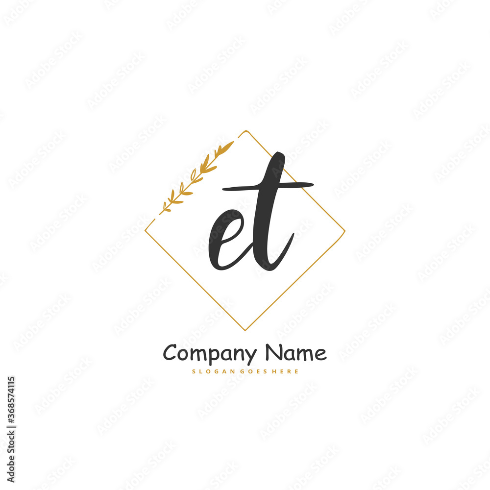 E T ET Initial handwriting and signature logo design with circle. Beautiful design handwritten logo for fashion, team, wedding, luxury logo. E T ET Initial handwriting and signature logo design with circle. Beautiful design handwritten logo for fashion, team, wedding, luxury logo.