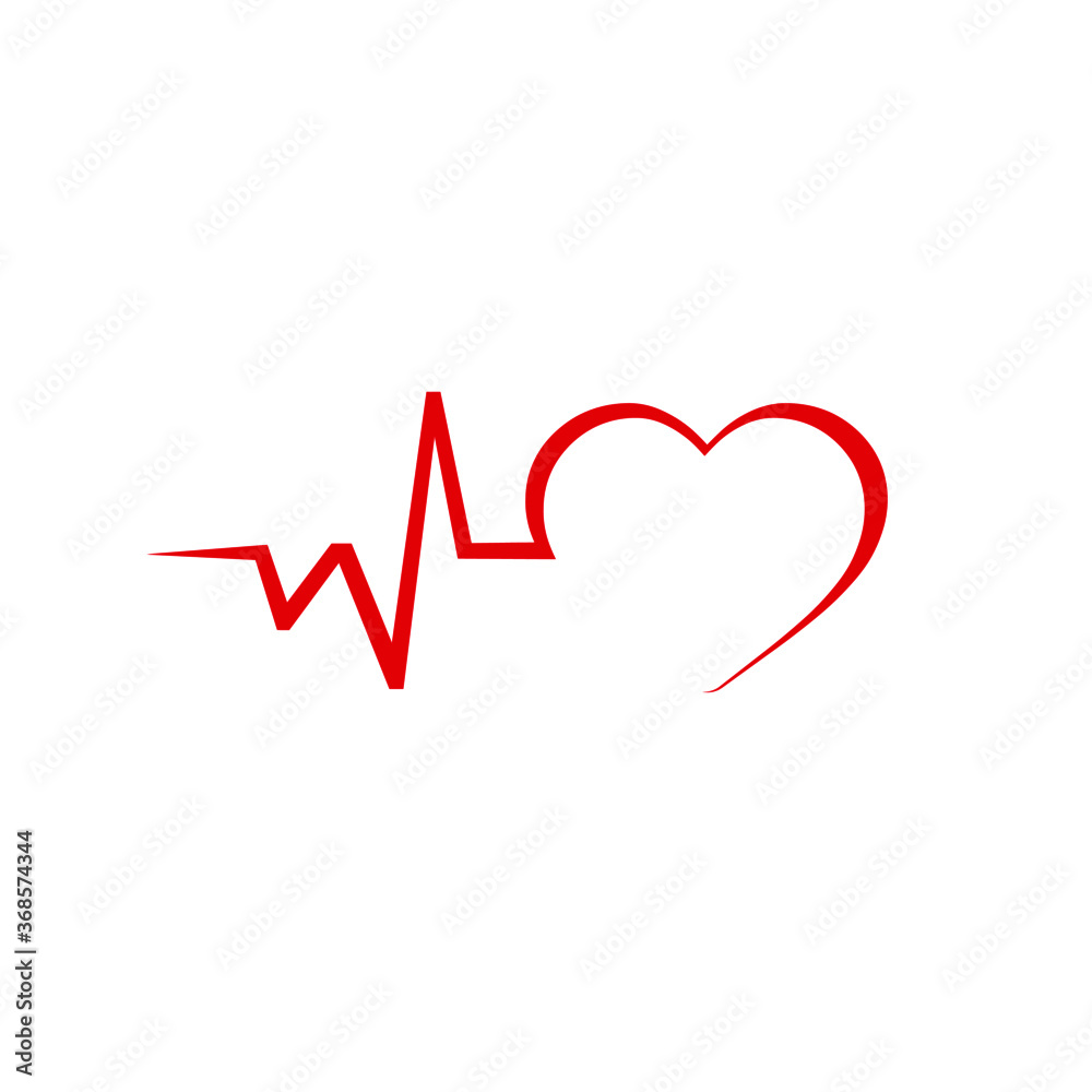 Logo Design Concept Cardiology Health Science Stock Vector (Royalty Free)  1464169619 | Shutterstock