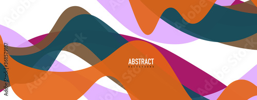Fluid wave colorful abstract background. Dynamic colorful vibrant vector design