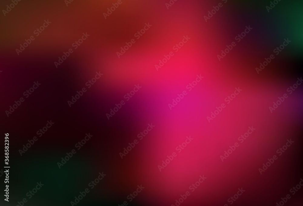 Dark Green, Red vector abstract blurred background. Dark Green, Red vector abstract blurred background.