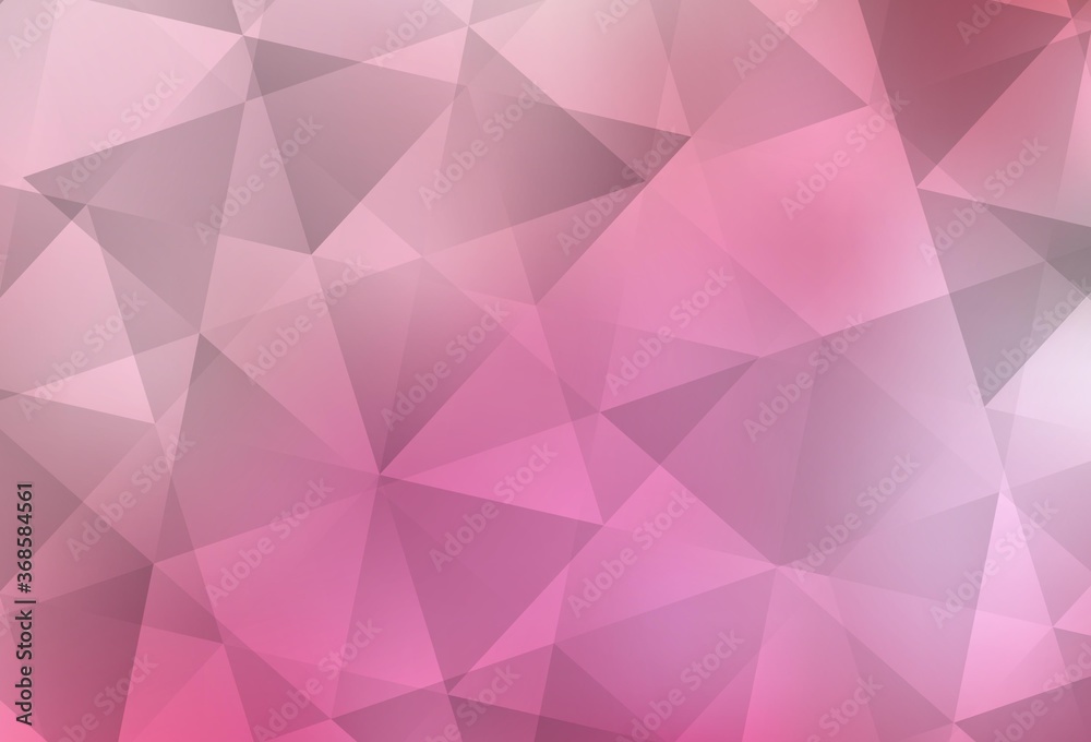 Light Pink vector shining triangular backdrop. Light Pink vector shining triangular backdrop.