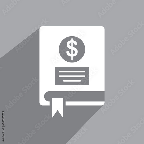 passbook icon, Business icon vector
