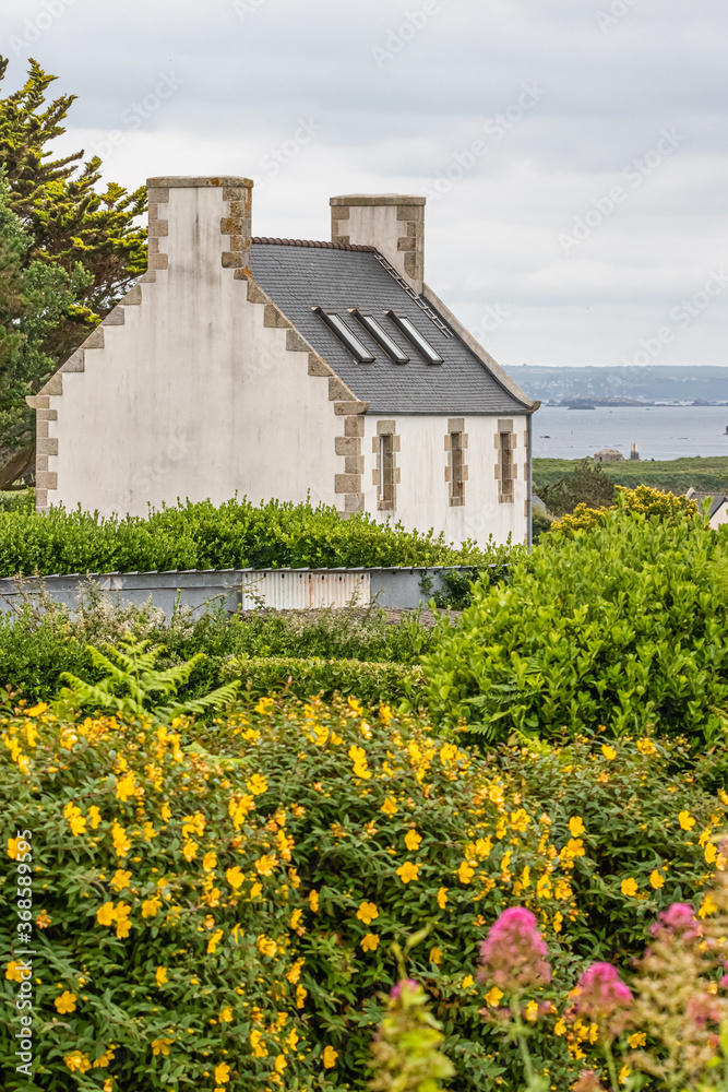 house on the island of Batz, off Roscoff, in Brittany