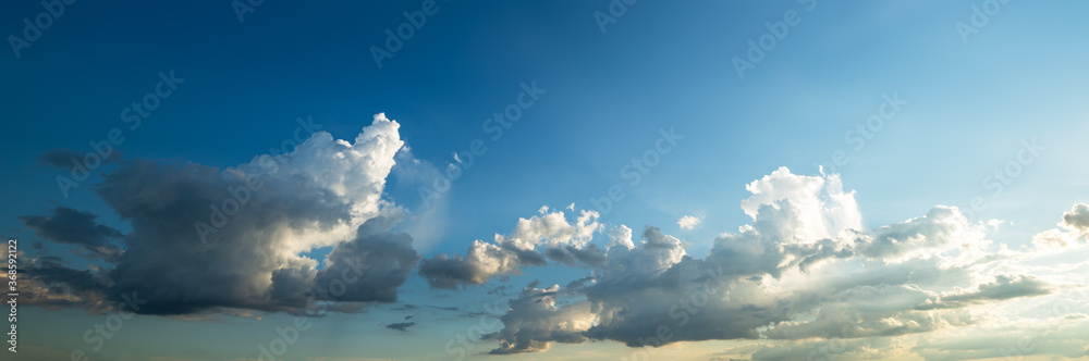 Beautiful motion blur cloud shape on blue sky in sunset time Beautiful motion blur cloud shape on blue sky in sunset time