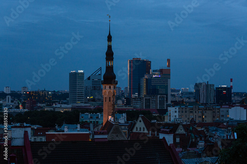 old Tallinn at night