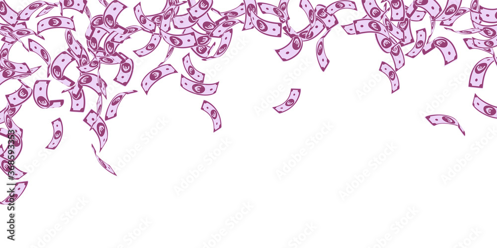 European Union Euro notes falling. Floating EUR bi European Union Euro notes falling. Floating EUR bi