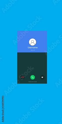 template video call for handphone. Whatsapp video call. New Mock up. Mobile mock-up flat style. Web site mobile template. Social network interface app.