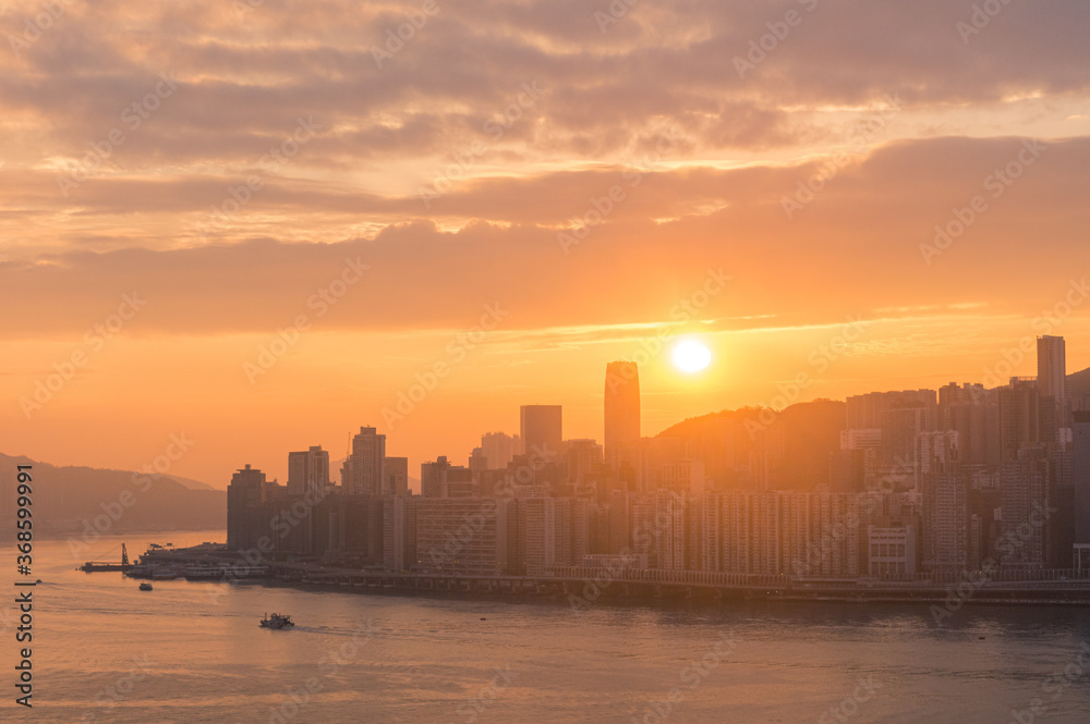 Hong Kong Island dawn