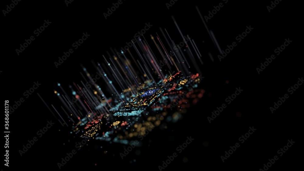 Big Data cloud Computing abstract 3D rendering and 3d illustration Big Data cloud Computing abstract 3D rendering and 3d illustration