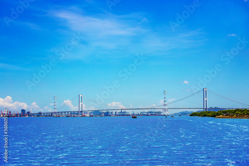 Nansha Bridge over Liyang River in Guangdong Province