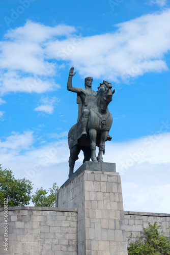 Equestrian statue of King Vakhtang Gorgasali,Tbilisi, Georgia