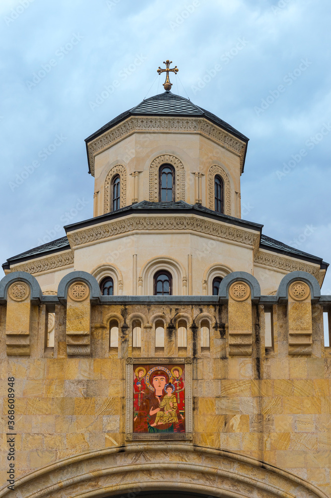 Holy Trinity Cathedral, Tbilisi, Georgia, Caucasus, Middle East, Asia