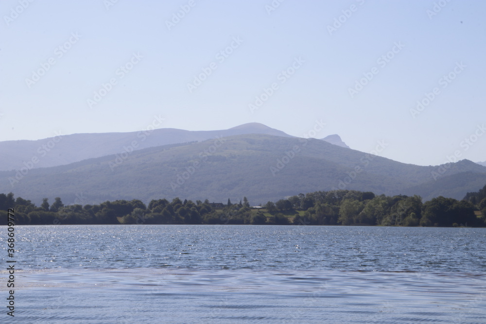 Lake in the interior of Basque Country Lake in the interior of Basque Country