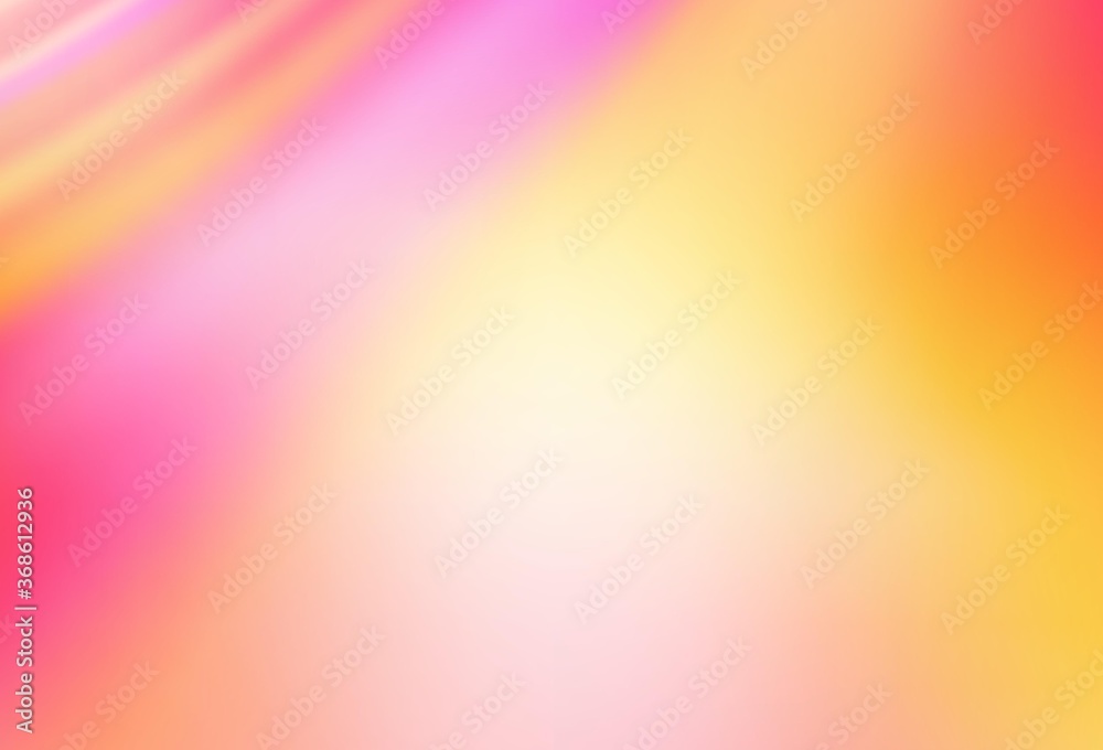 Obraz premium Light Pink, Yellow vector blurred bright pattern.