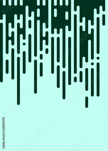 Dark Green color Abstract Rounded Color Lines halftone transition background illustration