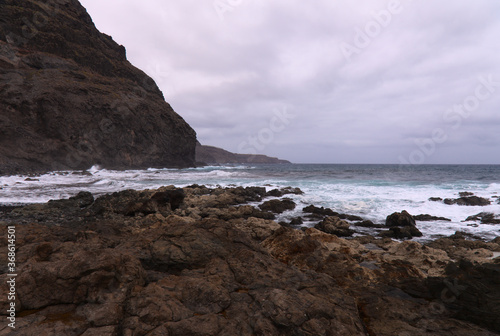 Gran Canaria, landscape north of the island, hike between San Felipe and Santa Maria de Guia 