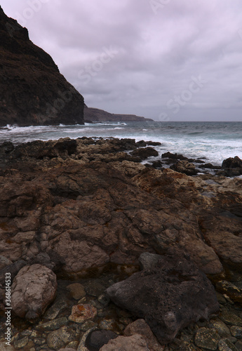 Gran Canaria, landscape north of the island, hike between San Felipe and Santa Maria de Guia 