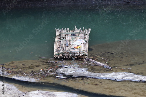 Different boat used  in sangu river at Bandarban photo