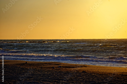 Beautiful sea in the early morning