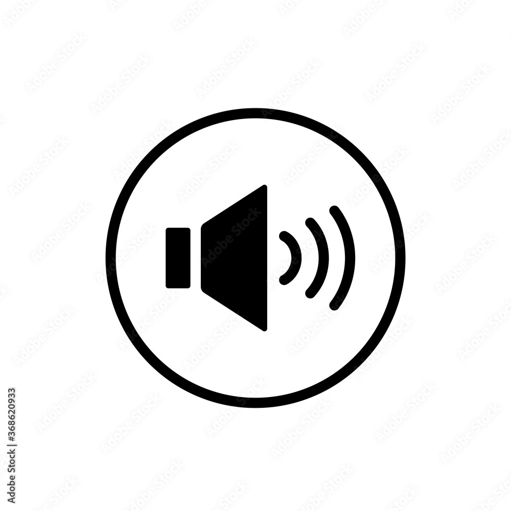Audio speaker icon for apps and websites Audio speaker icon for apps and websites