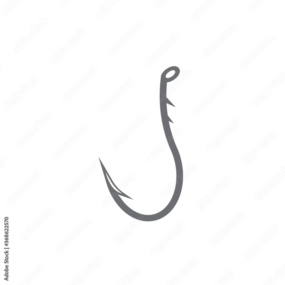 Fishing Hook icon vector