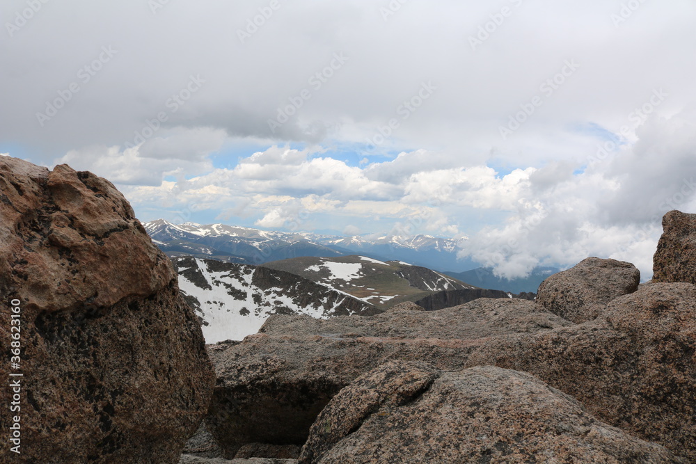 Obraz premium Mount Evans summit, Colorado