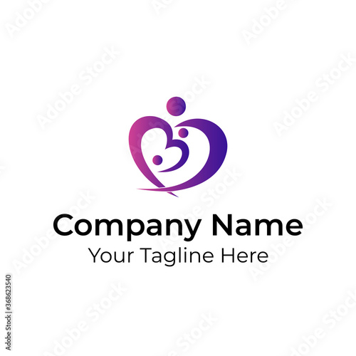 Abstract Simple Minimalist Logo Vector