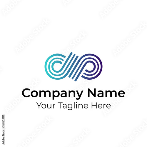 Abstract Simple Minimalist Logo Vector