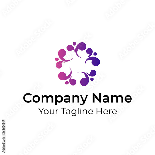 Abstract Simple Minimalist Logo Vector