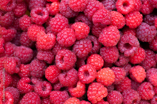  background texture ripe juicy berry raspberry closeup