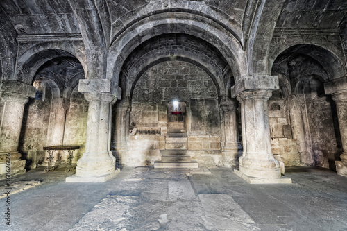 13th-century Haghartsin Monastery, Interior,  Dilijan city , Tavush Province, Armenia, Caucasus, Middle East, Asia