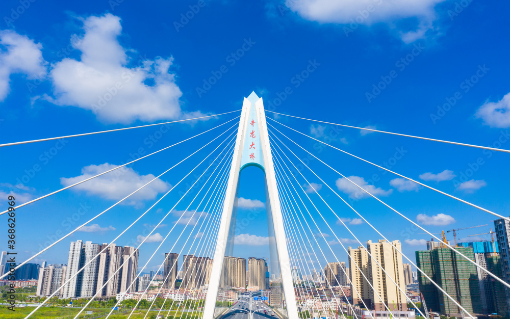 Obraz premium 中国广东省佛山市奇龙大桥