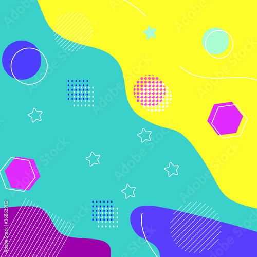 colorfull background abstrack geometrick shape