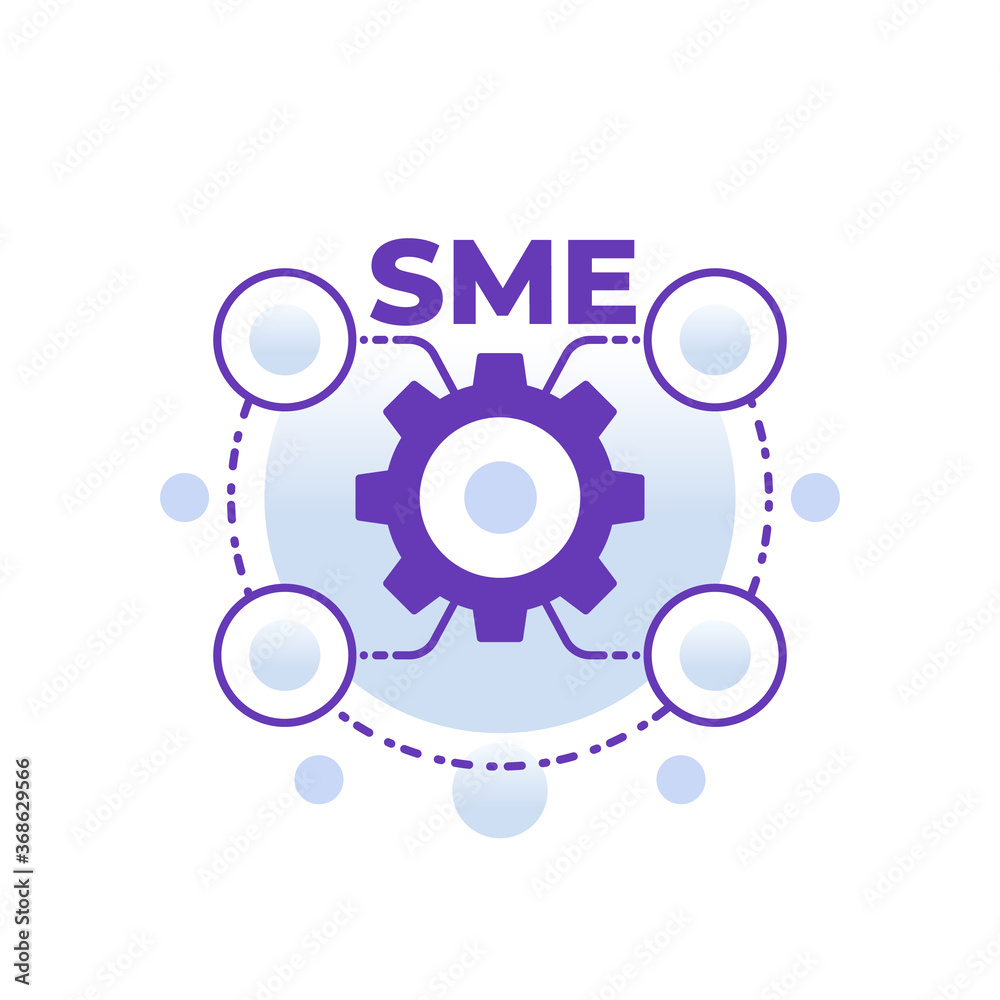 SME, small and medium enterprise, vector concept SME, small and medium enterprise, vector concept